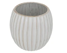 Vazonas Atmosphera 196664, akmuo, Ø 17 cm, pilkas