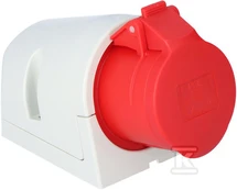 PCE Fixed socket 16A 400V 3P + Z + N IP44 115-6