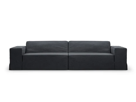 Modular Sofa, "Jodie", 4 Seats, 244x102x70, Grey And Blue