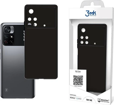 3MK 3MK Matt Case Xiaomi POCO M4 Pro black/black