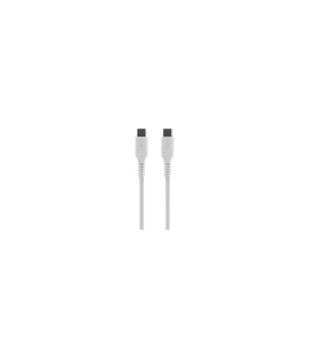 Fixed | Liquid Silicone Cable USB-C/USB-C, 2m, 60W | FIXDLS-CC2-WH