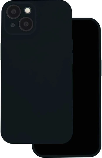 iLike Apple iPhone 17 silikoninis dėklas, juodas