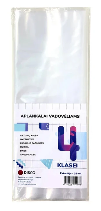 Vadovėlių aplankalai DISCO, 4 klasė