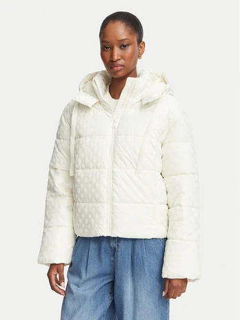 Guess Žieminė striukė W6BL56 W4195 Kreminė Regular Fit