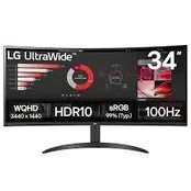 Monitorius LG 34WR50QK-B