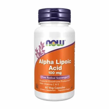 NOW Alpha Lipoic Acid 100mg - 60 veg. kaps.