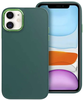 Dėklas Oem FRAME Case for IPHONE 11 žalias