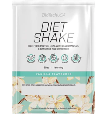 BioTech Diet Shake, Vanilla, 30 g