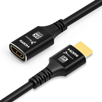 Reagle prailginimo kabelis HDMI 2.1 4K 144Hz 1M adapterio kabelis