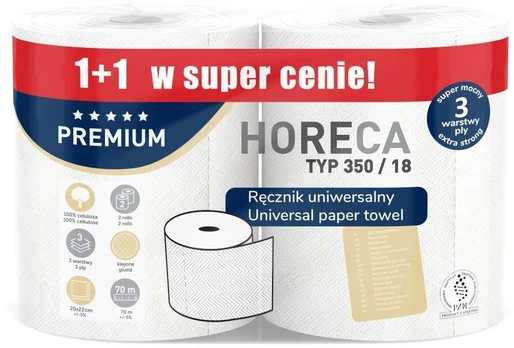 Horeca Premium popieriniai rankšluosčiai, 2 ritinėliai