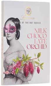 Milk chocolate with orchids Laurence, 80 g