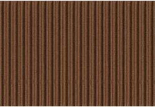 Gofruotas kartonas 50x70 cm, Folia rudas