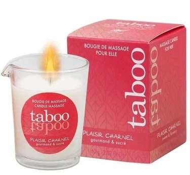 Masažinė žvakė TABOO KAKAVOS GĖLĖ