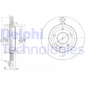 Stabdžių diskas DELPHI BG3709 kaina