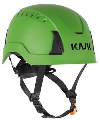 KASK Primero apsauginis šalmas su smakro dirželiu, žalias