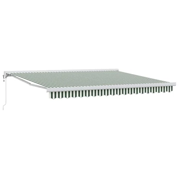 Ištraukiama markizė Žalia ir balta 400 ×300 cm