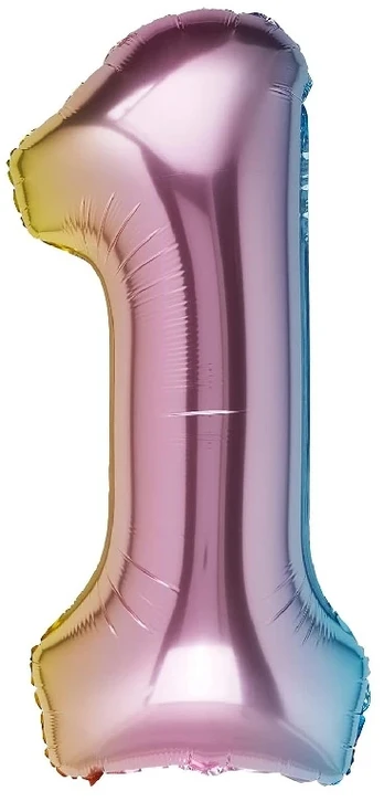 Folinis balionas - skaičius 1, 95 cm
