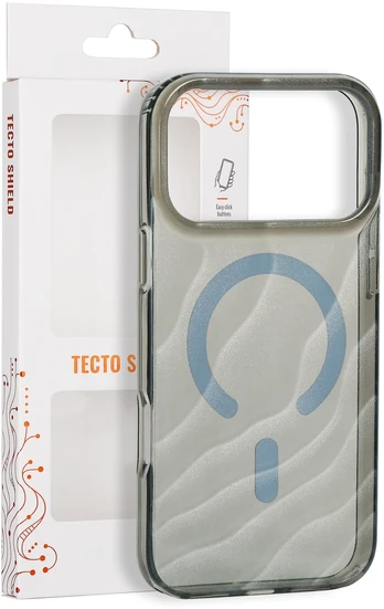 Dėklas Telforceone Tecto Shield Desert Mag case for iPhone 17 Pro Max 6,9' / 18 Pro Max 6,9' sidabrinis