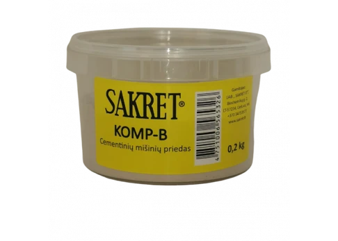 Priedas BAK B, prieššaltinis, mišiniams, Sakret, 200g