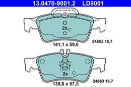 ATE 13.0470-9001.2 Brake pad set