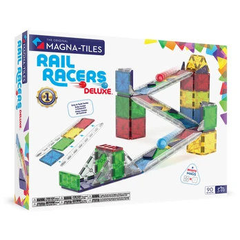 Magna Tiles - Rail Racers Deluxe™ 90 Piece Set (90361)