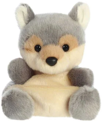 Aurora Palm Pals Wolf plush toy 13cm