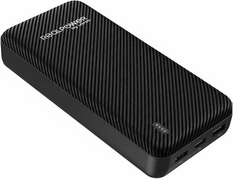 REALPOWER PB-20000 SSB,20.000mAh,Feststoffbatterie,juodas