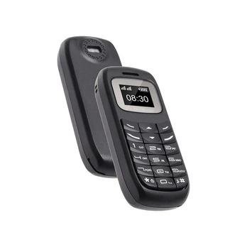 Telefonas Mini mobilusis telefonas, juodas, su Bluetooth