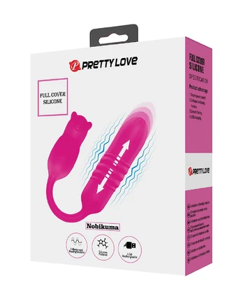 PRETTY LOVE - PINK SILICONE VIBRATING BULLET