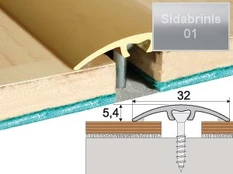 Profilis Effector A66 sujungimo | sidabrinis 270 cm 32x5,4 mm