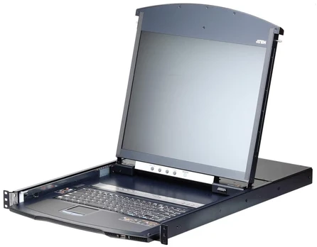 Aten 16-Port 19" LCD CAT5e/6 KVM over IP Switch Dual Rail -