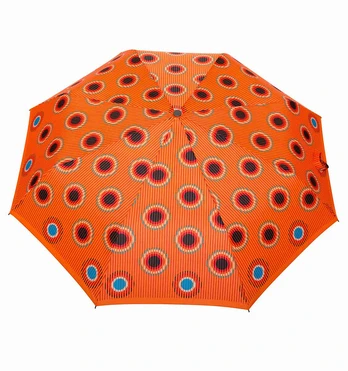 Skėtis 4x sulankstomas - Pocket Mini, orange-holes PARASOL