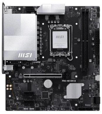 Pagrindinė plokštė MSI PRO H810M-B