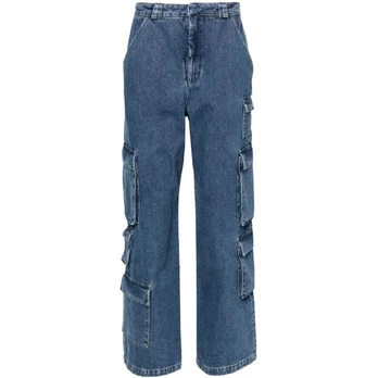 Tiesūs džinsai moterims, Mėlyna, Roam cargo jeans
