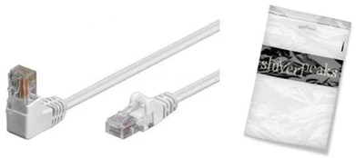 Shiverpeaks Patchkab cat6 S/FTP PIMF Winkel-gerade baltas 7,5m
