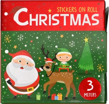 XMAS - Stickers - 3 meters on a roll (24 pcs.) (1319)