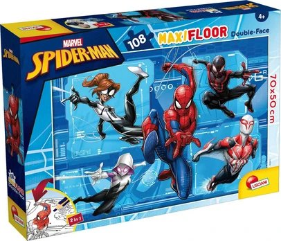 Lisciani LISCIANI MARVEL Dėlionė DF MAXI FLOOR 108 SPIDERMAN