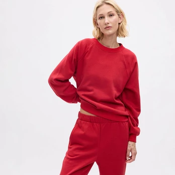 GAP Pullover Crew Modern Red - Dydis XXS (765585-16 Džemperiai)