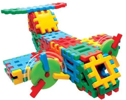 Czako Klocki Plane 62 elementai