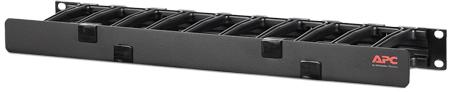Apc Horizontal Cable Manager 1U x 4 Deep vienpusis su dangteliu kaina