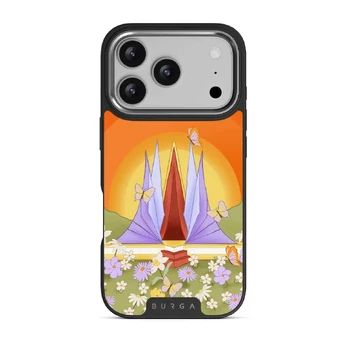 Sunrise - iPhone 17 Pro Case, Elite Dark (MagSafe) / Silver