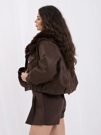 Italy Moda Striukė-IR-KR-8602.84-ciemny ruda