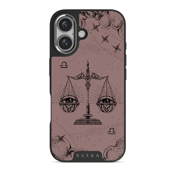 Libra - iPhone 16 Plus Case, Elite Dark (MagSafe) / Silver / Pink
