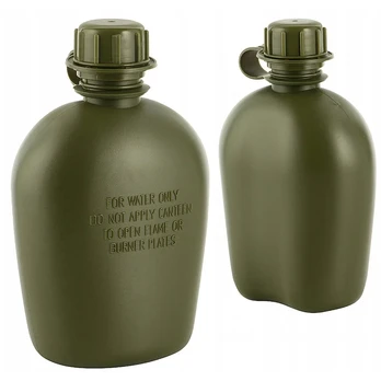 Plastikinė vandens gertuvė 1L talpos Olive