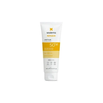 Sesderma Repaskin Light Fluid Spf50+kūno kremas nuo saulės 200ml