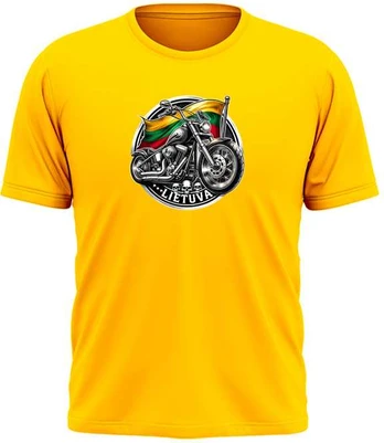 KS Marškinėliai Lietuva Biker, Dydis: L