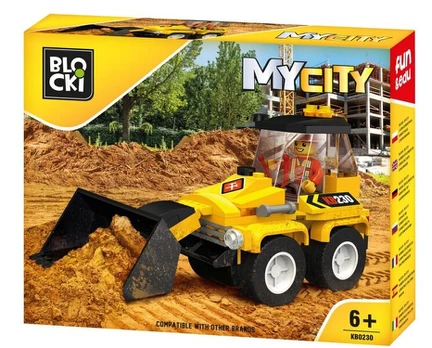 Konstruktorius Blocki MyCity Mini Buldozeris KB0230, 88vnt