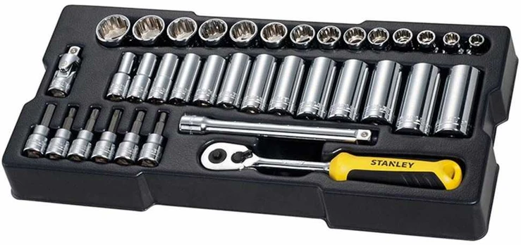 STANLEY Rinkinys KLUCZY 36el. 3/8" TRANSMODULE