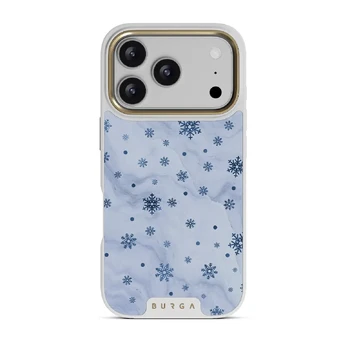 Ice Queen - Snowflakes iPhone 17 Pro Case, Elite Light (MagSafe) / Gold