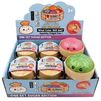 Dumpling Squishy Sugar 10 cm antistresinis žaislas